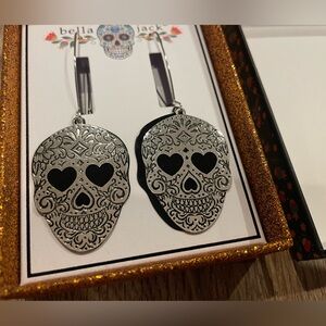 Bella and Jack Skeleton Earrings